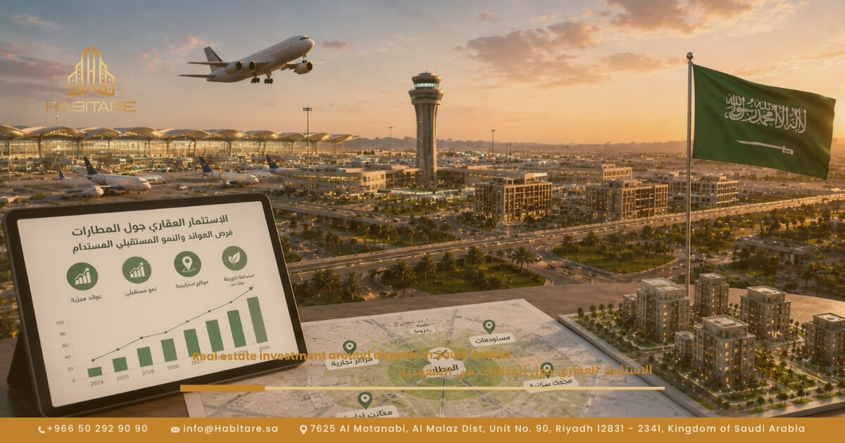 الاستثمار العقاري حول المطارات في السعودية
