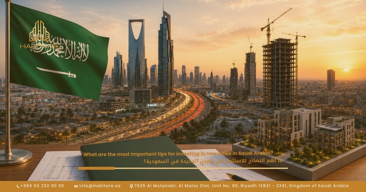 ما أهم النصائح للاستثمار في المدن الجديدة في السعودية؟