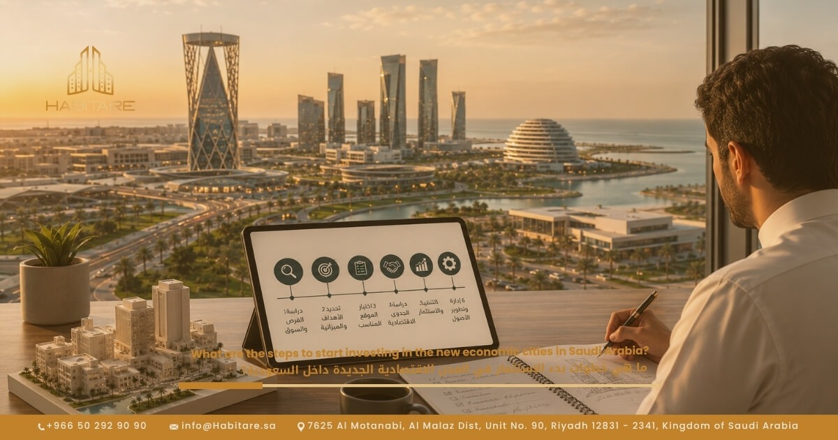 ما هي خطوات بدء الاستثمار في المدن الاقتصادية الجديدة داخل السعودية؟
