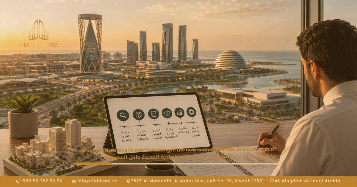ما هي خطوات بدء الاستثمار في المدن الاقتصادية الجديدة داخل السعودية؟