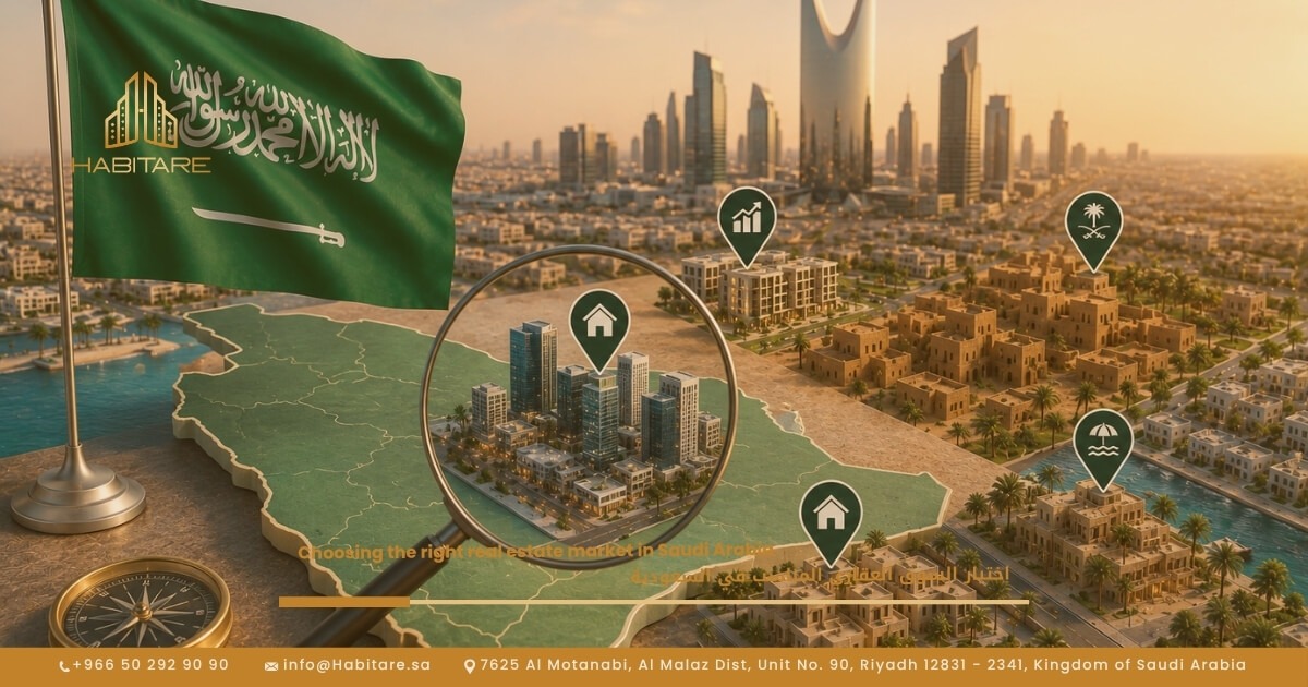 اختيار السوق العقاري المناسب في السعودية