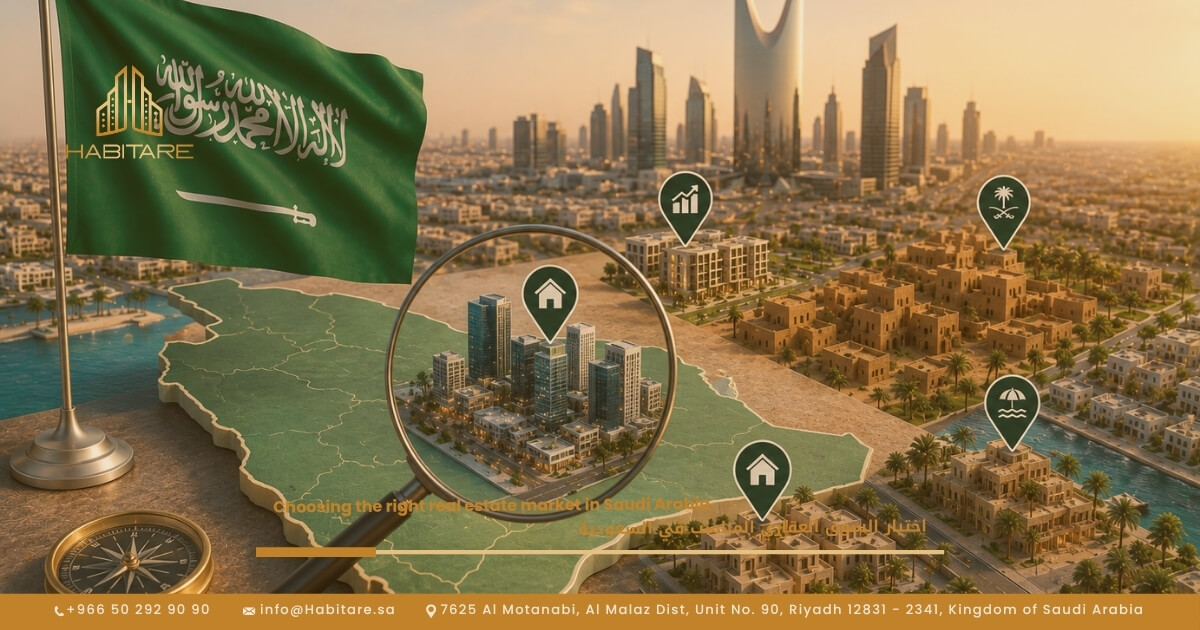اختيار السوق العقاري المناسب في السعودية