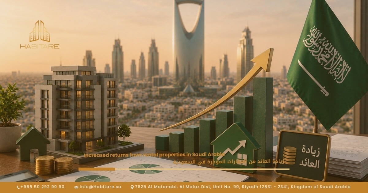 زيادة العائد من العقارات المؤجرة في السعودية