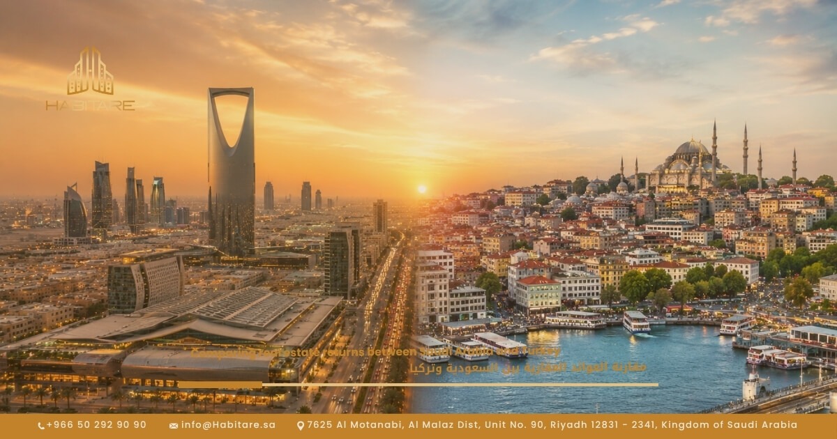 Comparison of Real Estate Returns in Saudi Arabia and Turkey